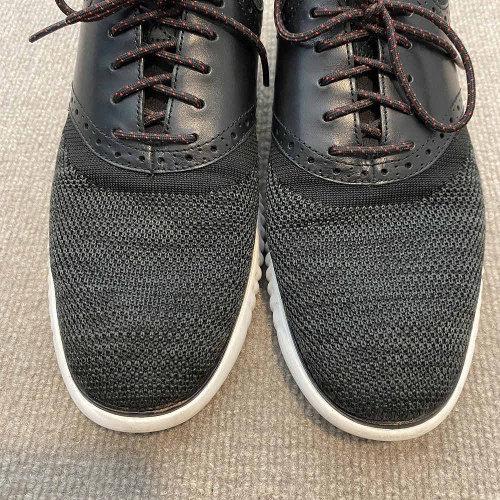 Cole Haan Zerogrand Shoes Mens Size 11.5 Black Knit Grand.OS Sneakers C25259 - Picture 6 of 11